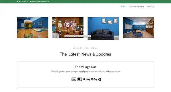 Harbertonford Village Hall Website