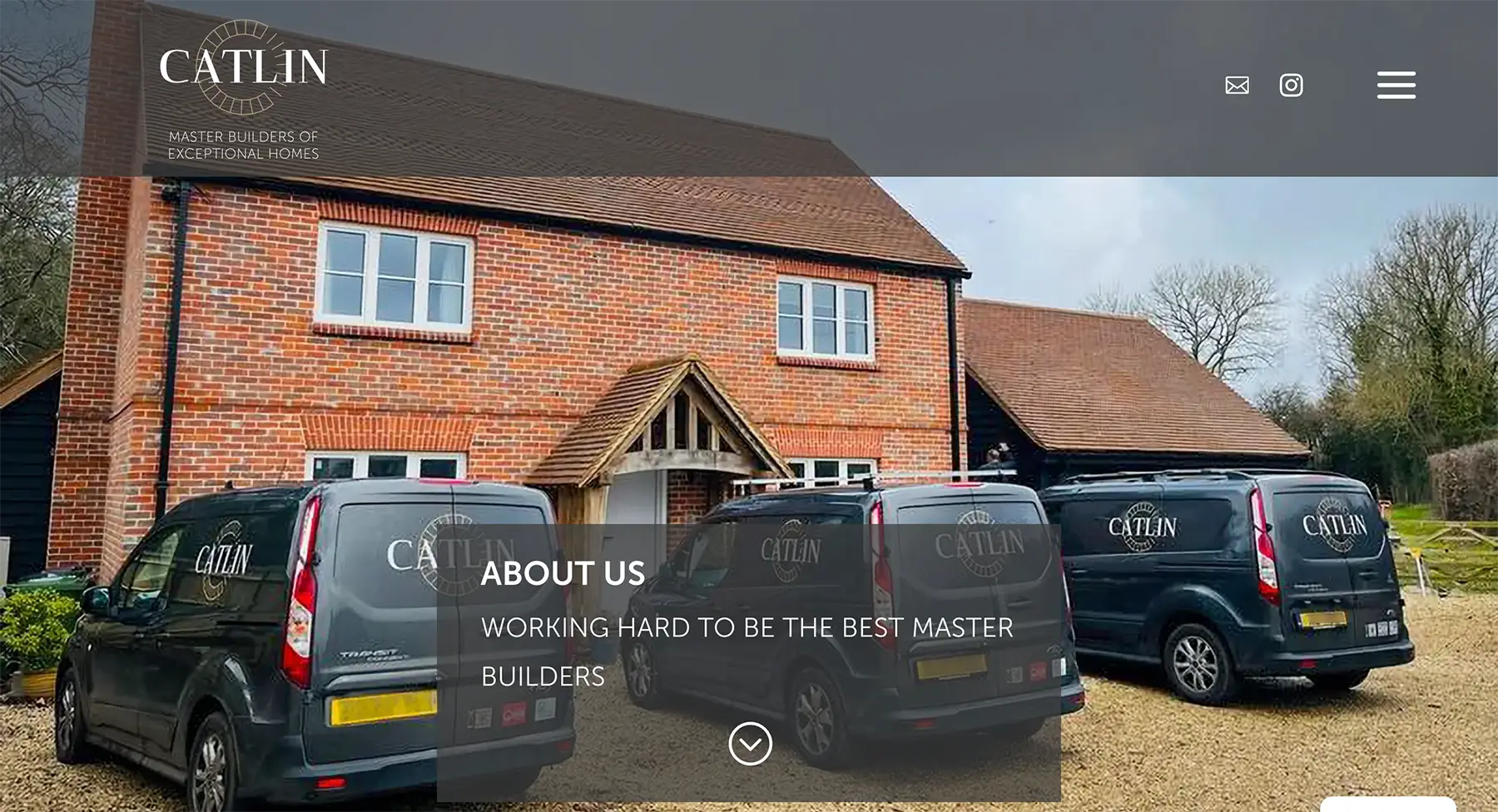 New bespoke website development for construction company