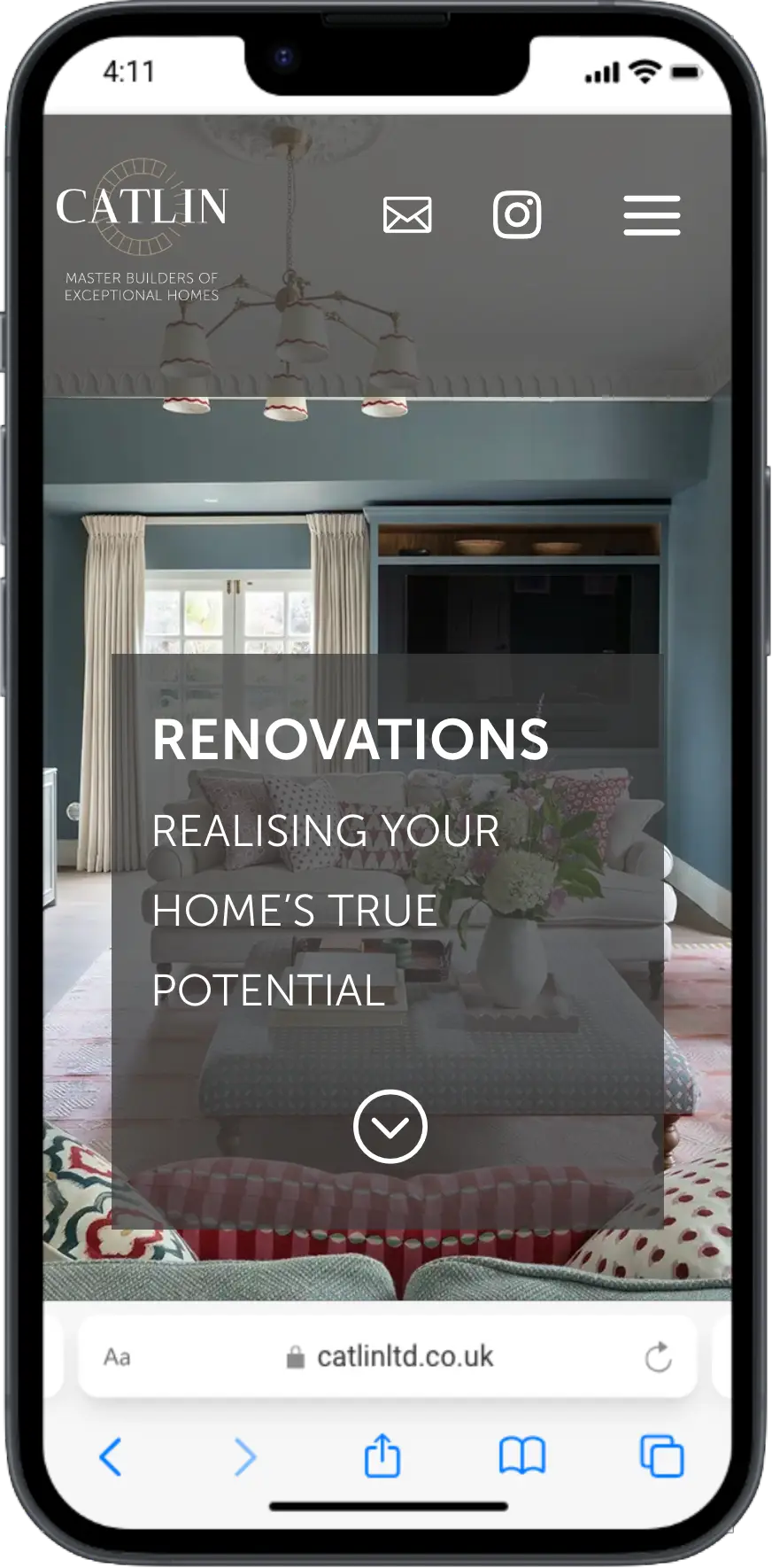 Mobile phone web design