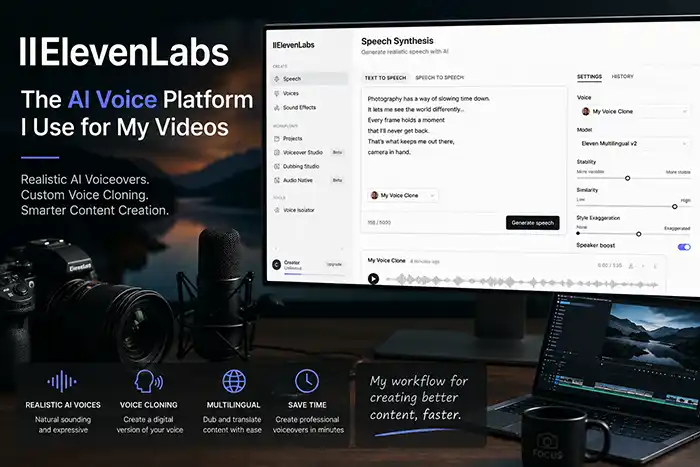 ElevenLabs Review for Content Creators: AI Voiceovers for YouTube, Podcasts and Video Production